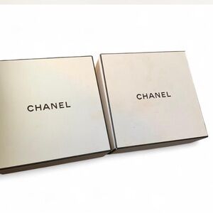 Two Chanel Elegant White Boxes
